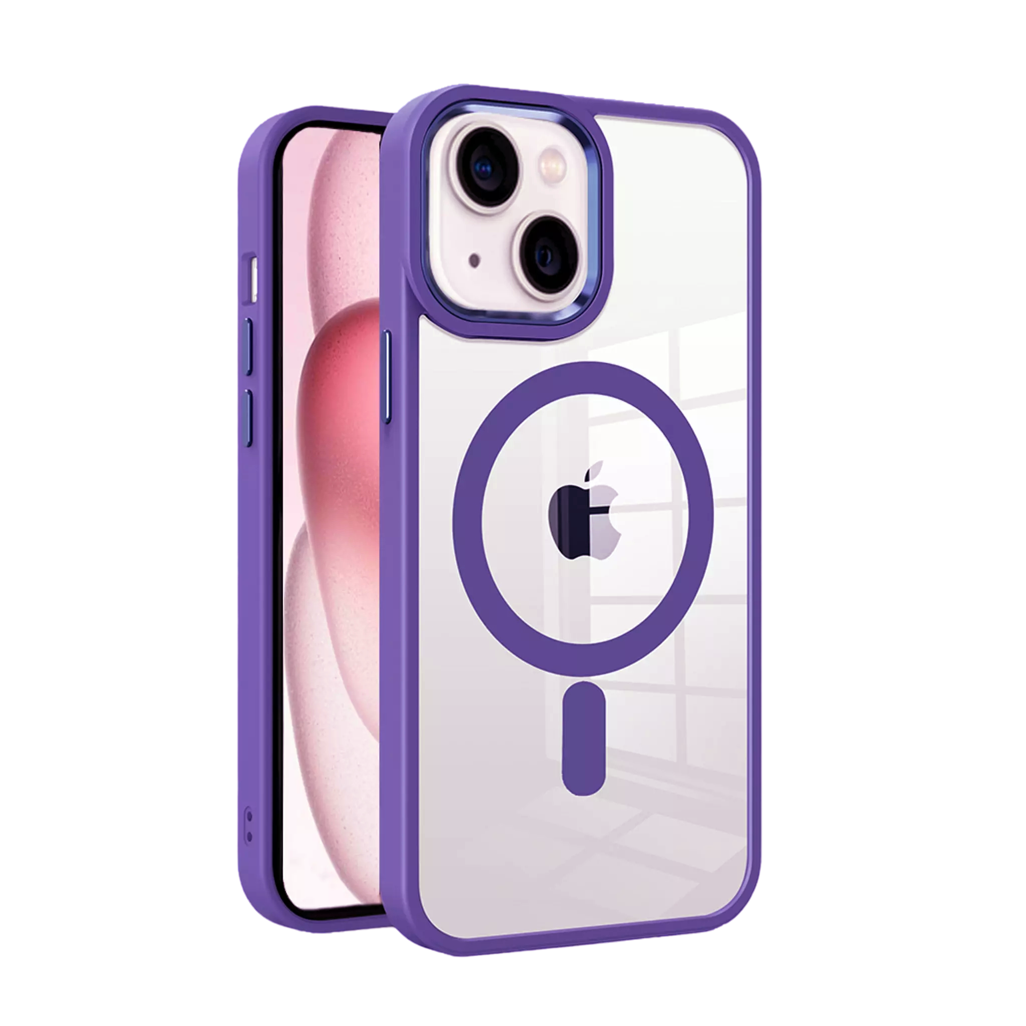 Transparent Hybrid MagSafe Case for iPhone 14 Plus / 15 Plus Transparent Hybrid MagSafe Case for iPhone 14 Plus / 15 Plus